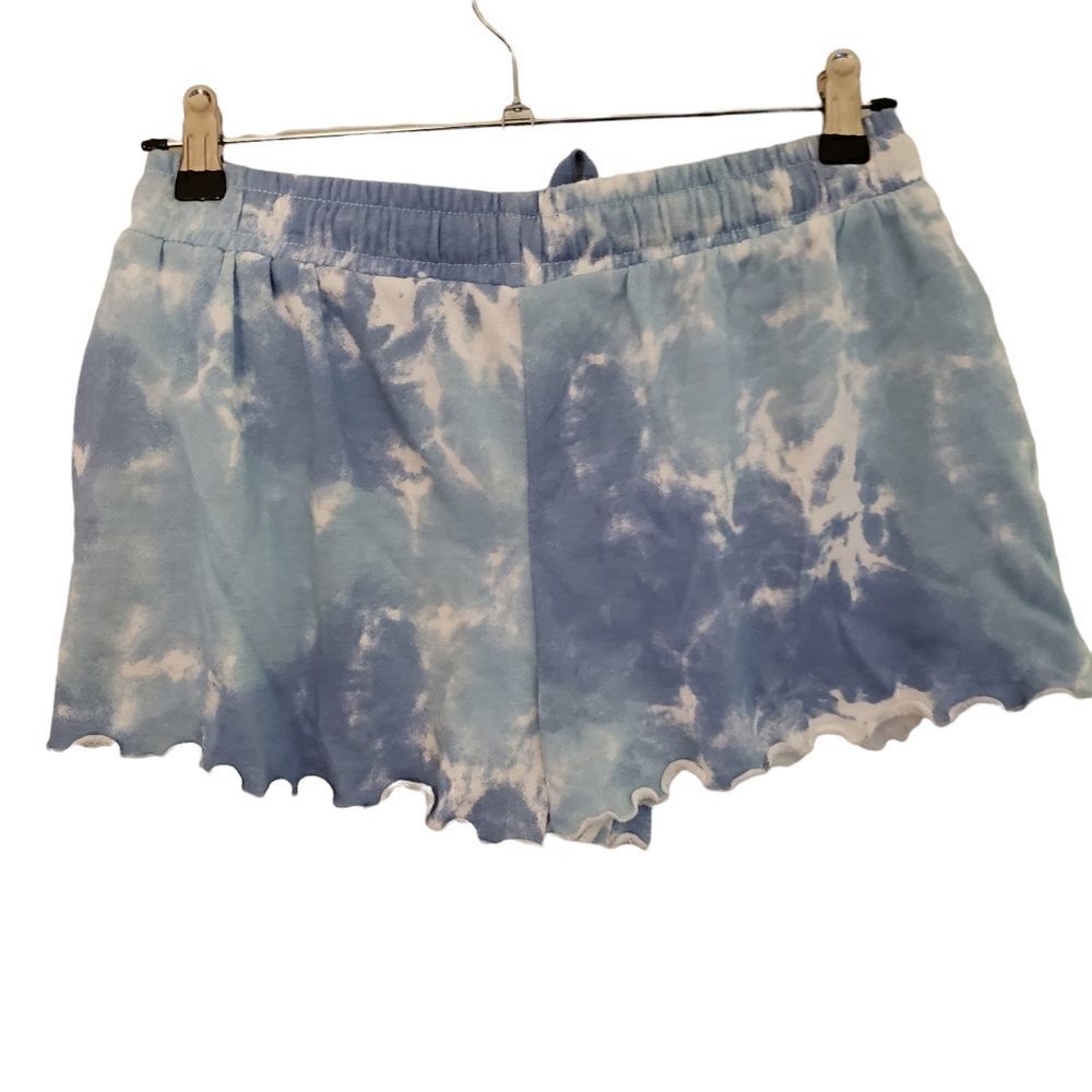 Pink Rose Elastic Drawstring Waist Walking Shorts Side Pockets - Picture 2 of 6